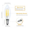 Lamsky E14 European Base LED Filament C35 Bullet Top Vintage