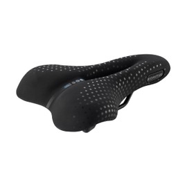 Selle San Marco Unisex – Adults BIOACTIVE Trekking Open Fit Gel Saddles, Black Suede, S