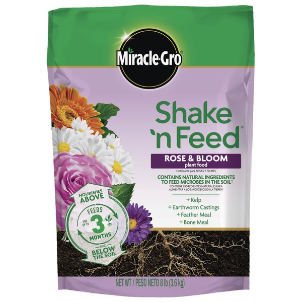 Miracle-Gro Shake 'N Feed Rose & Bloom Plant Food, 8 lb.