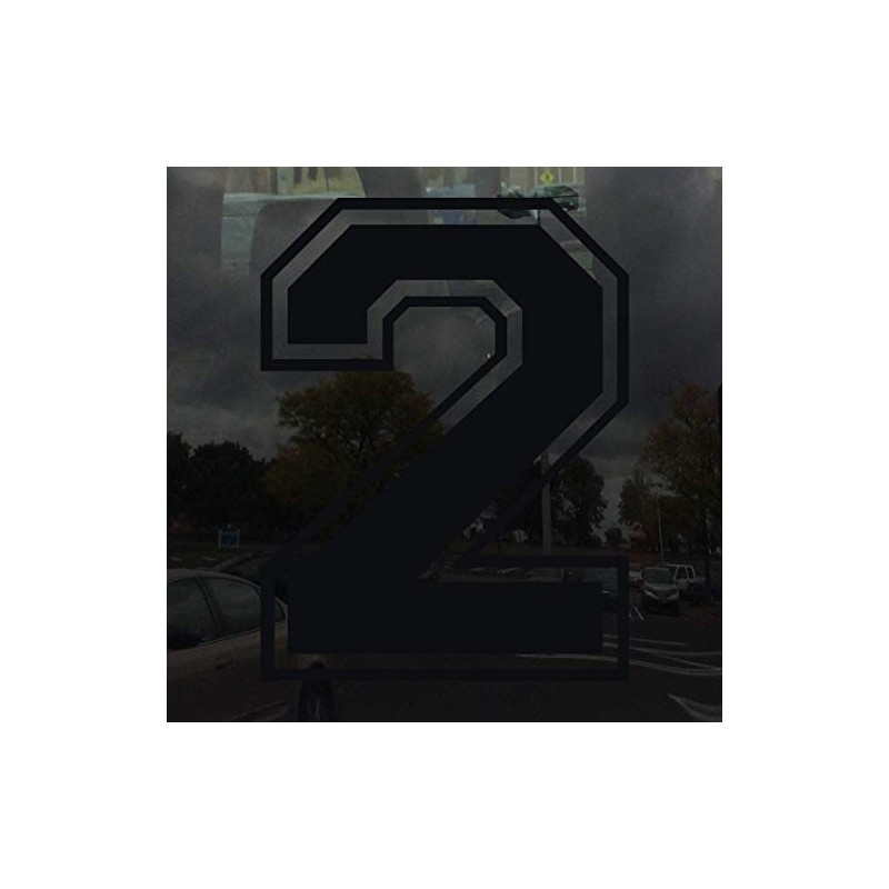 Applicable Pun Varsity Number 2 - Vinyl Decal - Black