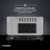 Ivation Premium Stainless Steel 8 Bottle Horizontal Thermoelectric Wine Cooler/Chiller