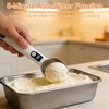 Heated Ice Cream Scoop with Detachable Battery, Fast Heat to