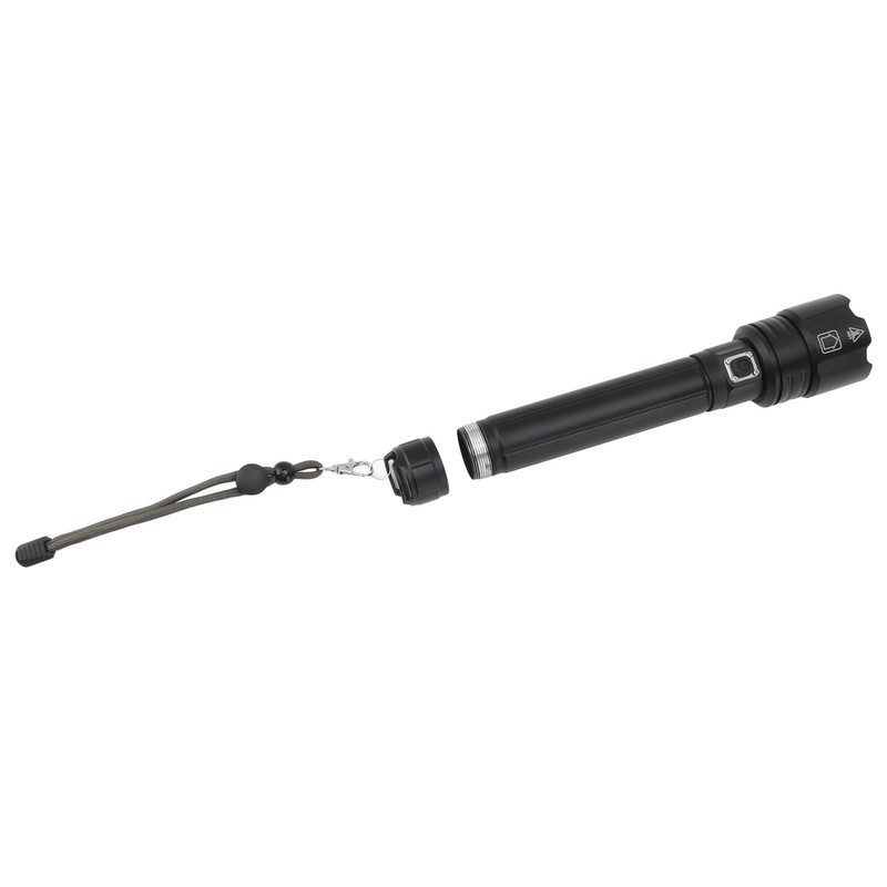 10000LM LED Flashlight USB Rechargeable Portable Adjustable Brightness Waterproof Zoom