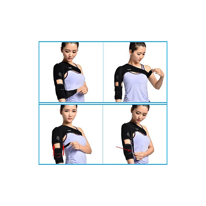Shoulder Brace Support Arm Sling for Stroke Hemiplegia Subluxation Recovery,