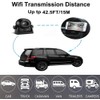 Wireless Backup Dash Cam, MHCABSR WiFi Reversing Camera Work with