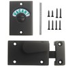 Pack of 1 Latch Indicating Lock,Black Latch Indicator Bolt,Privacy Partition