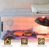 4 Inch, Round Open Screen Vent, Tab Style, Mill Finish,