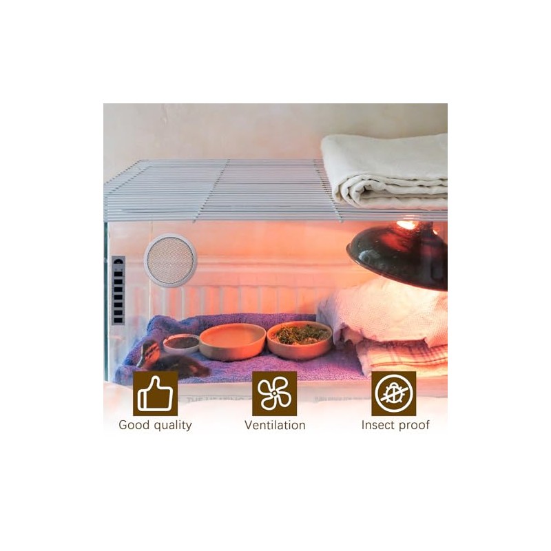 4 Inch, Round Open Screen Vent, Tab Style, Mill Finish,