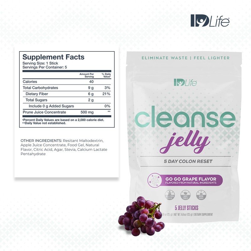 IDLife - Cleanse Jelly - Prune & Apple Juice Prebiotic