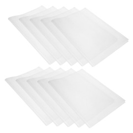 STOBOK 20pcs Clear Book Covers, B5/16K Scrapbook Protector PP Waterproof Cover Protectors for Notebooks Students Clear Book Sleeves for Textbooks and Paperbacks