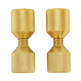 Pasadores de Alineación de Brida de Dos Orificios de 1-1/8" – Juego de 2 Piezas de Aluminio Anodizado para Tuberías, Bridas de 0.5"-14" y 150 PSI