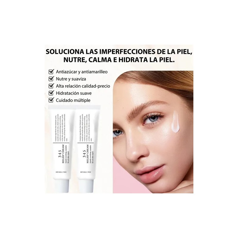 A 345 Relief Cream, Crema Reparadora Intensiva, Hidratante