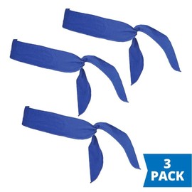 J. J. Keller SAFEGEAR Evaporative Cooling Bandana 3-pk. - Lightweight Bandana Made with Water-Activated Polymers, Machine Washable, Remains Active for Hours