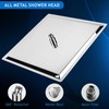 Voolan Oversize Rain Shower Head - High Flow Square Rainfall