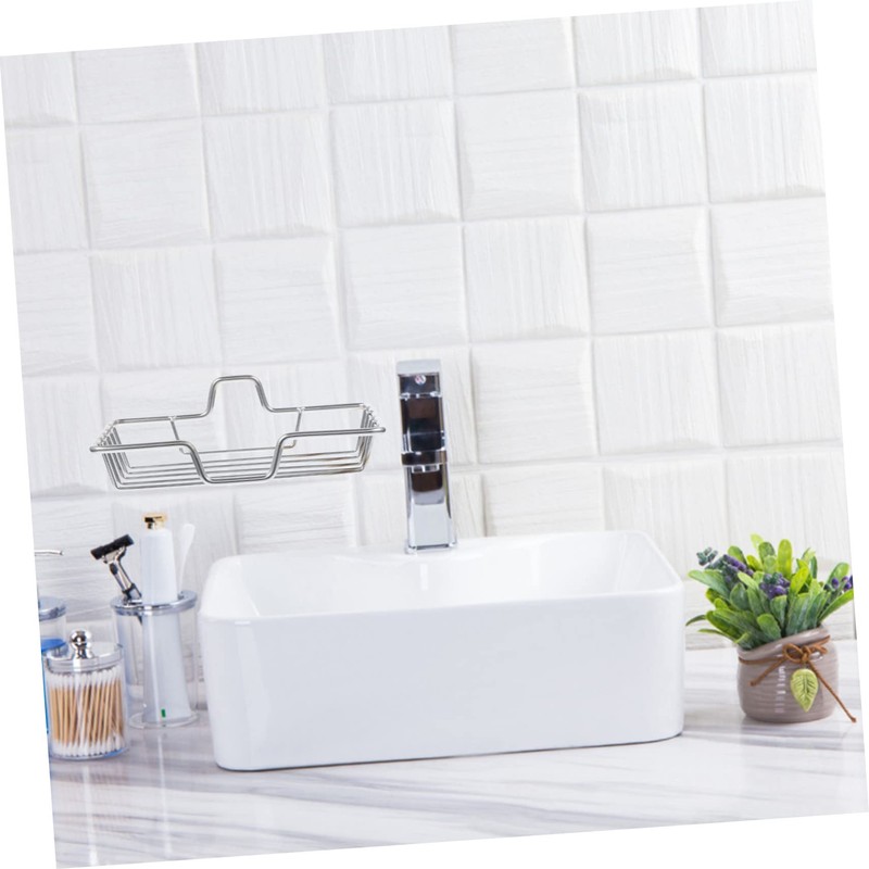 IWOWHERO 2pcs Stainless Steel Wall Mounted Soap Holder with Draining