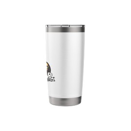 Funny Kawaii Nothin' Butt Black Tricolor Corgi Lover Stainless Steel Insulated Tumbler