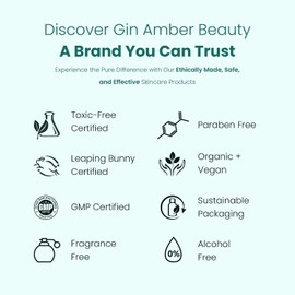 Gin Amber Beauty LLC Gin Amber Beauty - Sérum - Antiedad Sérum Iluminador Con Retinol Vegetal (30 Ml)