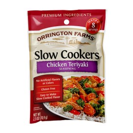 Orrington Farms Chicken Slow Cooker Mix, Teriyaki, 2.5 Ounce (Pack of 12)