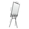 Stand Magnetic Whiteboard Easel,36"x24" Height Adjustable Dry Erase Board with