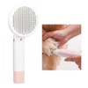 Pet Slicker Brush 2 in 1 Detangling Self Cleaning Floating