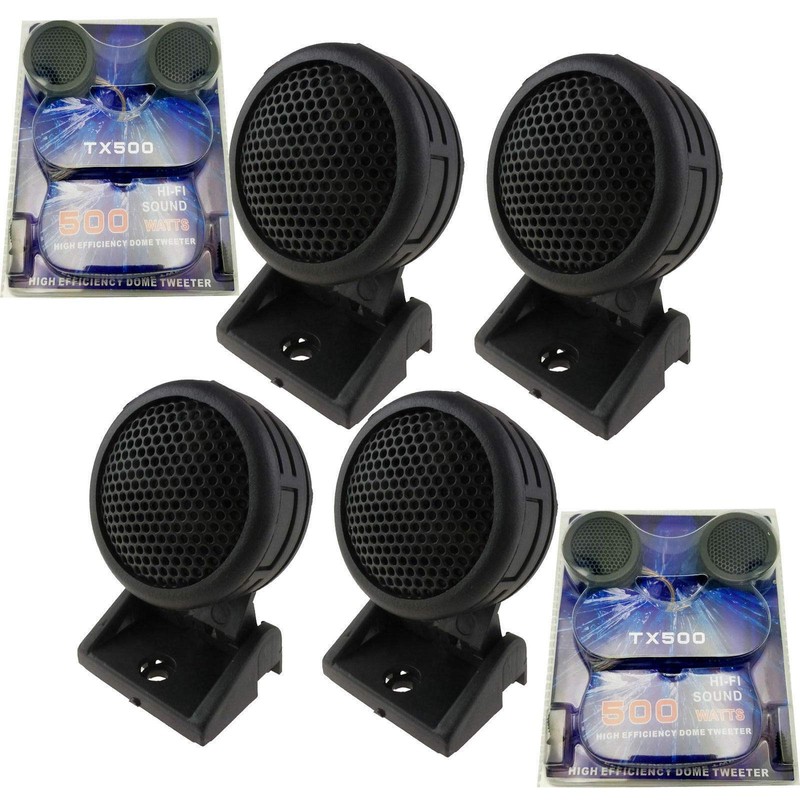 TX 5 Pairs of 500 Watt Super Car Audio Dome