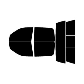 Rtint Window Tint Kit Compatible with Dodge Ram 1500 2500 3500 2009-2018 (4 Door Crew/Mega Cab) - Complete Precut Kit - 5%