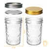 Datttcc 8oz Mason Jars, Canning Jars,Jam Jars forJelly,Honey, Wedding Favors,