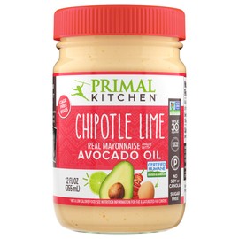 Primal Kitchen Chipotle Lime Mayo made with Avocado Oil, Whole30 Approved, Certified Paleo, and Keto Certified, 12 Ounces