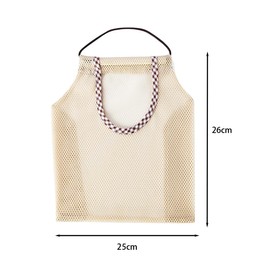 Hsthe Sea 2 Pcs Hanging Storage Mesh Bags Pulling resistance Storage Tote Bags Mesh Grocery Bags for Garlics, Potatoes, Onions