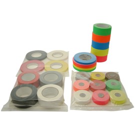 FindTape Gaff-Color-Pack Gaffers Tape Multi-Pack: 1/2 in. width (Fluorescent Blue, Fl. Green, Fl. Orange, Fl. Pink, Fl. Yellow)