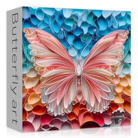 Butterfly Puzzles for Adults 1000 Pieces, Unique Art Jigsaw Puzzle Hard, Colorful Impossible Challenging Puzzles for Adults Paper Cut