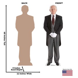 Cardboard People Butler Life Size Cardboard Cutout Standup