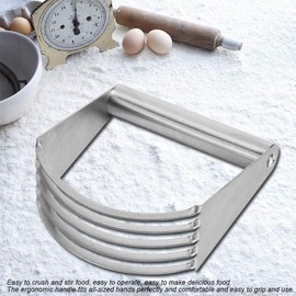 Batidora de masa, batidora de pastelería Cortador de pastelería de acero inoxidable profesional Batidora de masa de acero inoxidable Cortador de harina Mezclador,Accesorios para Batidoras de Varillas