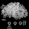 Ink Caps Cups, 100 Pieces Disposable Ink Cap, Plastic Ink