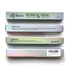 Generic 2 in 1 Bond and Seal Eyelash Glue, Waterproof, long-lasting for Lash Extensions (White), Mi Amore, Eyelash Glue
