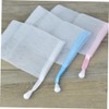 CAXUSD 2pcs Exfoliating Pouch Net Handmade Soap White Efficient Maker