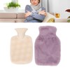 PVC Hot Water Bag with Soft Plush Cover Leakproof Winter