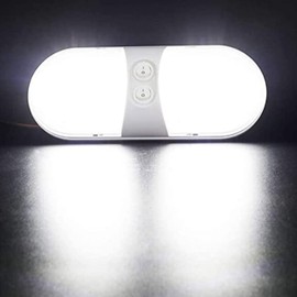 Motorhome Lighting 12V,48LED Interior Lights RV 6.8W Ceiling Roof Lights Bar Lamp 800LM with On/Off Switch for RV/Camper/Trailer/Motorhome/Van (1)