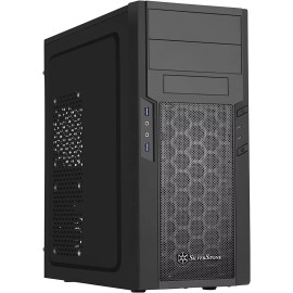 ‎SilverStone Technology SilverStone Technology Precision Series Black ATX Tower Case PS13B, Black