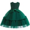 Bowknot Baby Girl Baptism Christening Ball Gown Dresses Toddler Wedding