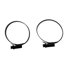 Cf Posh 830624 All Stainless Steel Hose Band, Black, 1.6 - 2.4 inches (40 - 60 mm), Pack of 2
