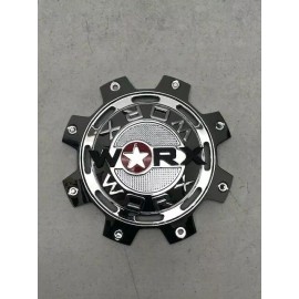 Ultra Wheel/Worx Worx By Ultra 8 Lug Chrome Wheel Center Cap 30171765F-A Flat Type