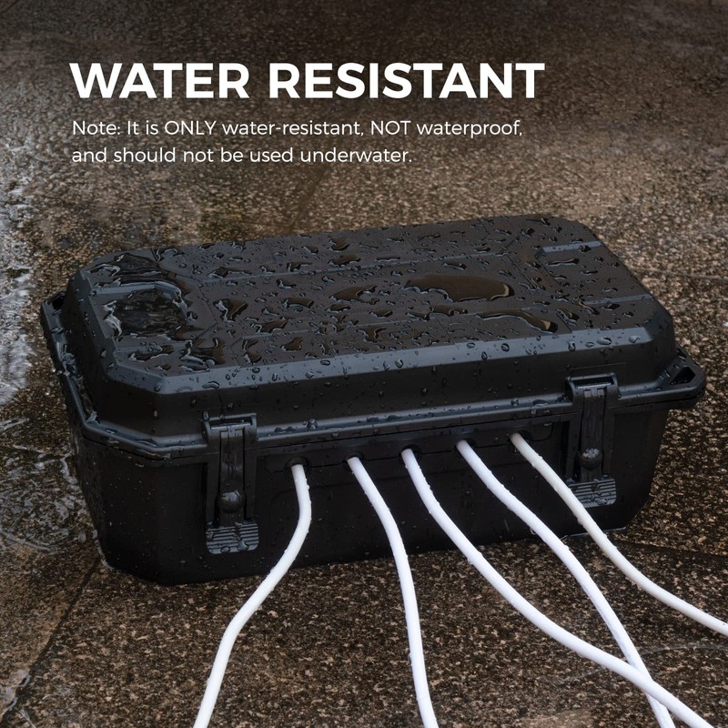 WELKIN Outdoor Weatherproof Connection Box, Ip54 Water-Resistant Extension Cord Connection