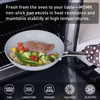 MsMk 5-Piece Ceramic Non Stick Pans Set 8, 10, 12