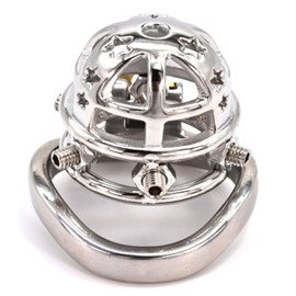 5 Rivets Model Stainless Steel Men's Fitness Specialized Anti-Detachment Cage (Arc Ring, 45mm)