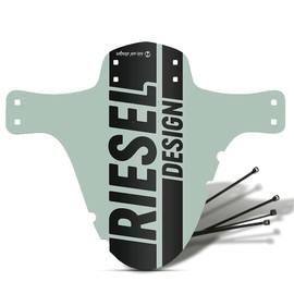 Riesel Design® 1x Mudguard - Mudguard: PE - MTB Mudguard with Cable Ties / Stylish Bicycle Mudguard & Modern Mountain Bike Mudguard for Any Bike Size