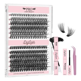 Kit De Extensiones De Pestañas Diy Accesorios 8-16mm 240pcs