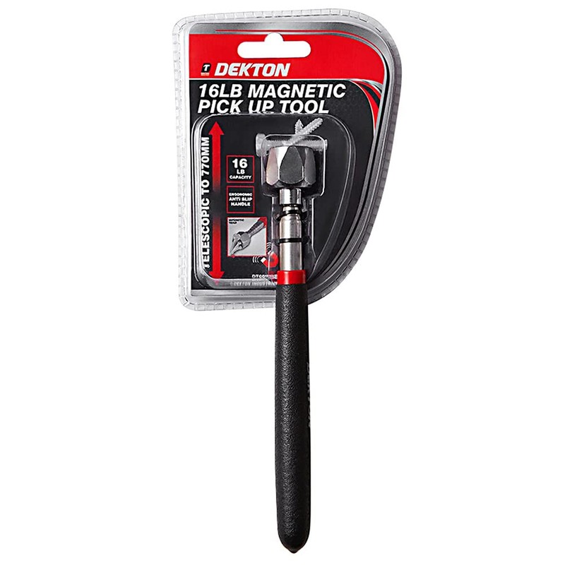 DEKTON DT60725B Magnetic Pick Up Tool, 240 V, Black/Red, 16