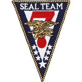 Seal Team 7 Patch ( 2 3/4" Wide x 4" High ) P1364