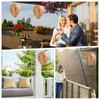 htiepf 4 Pack Hanging Paper Fake Wasp Nests for Home(Brown)